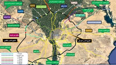 تحويلات مرورية بالطريق الدائرى الأقليمى لتنفيذ أعمال رفع الكفاءة والصيانة بالطريق