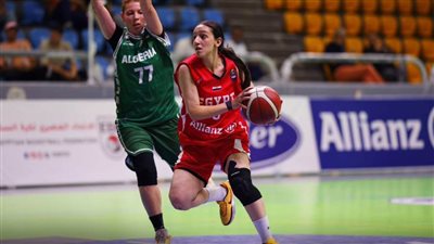 مصر تفوز على الجزائر وتتأهل لنهائي البطولة العربية لسيدات السلة