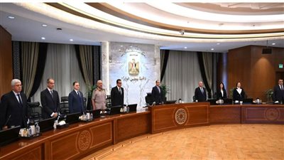 عاجل.. مجلس الوزراء يقف دقيقة حدادًا على أرواح شهداء 