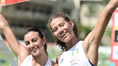 زينة عامر وچنا عطية تتوجان بذهبية تتابع الناشئات ببطولة العالم للتتابعات للخماسي الحديث
