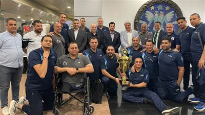 وزير الشباب والرياضة يستقبل أبطال منتخب الكرة الطائرة البارالمبي بعد التتويج ببطولة إفريقيا
