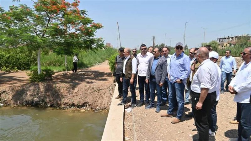 تفقد المجارى المائية