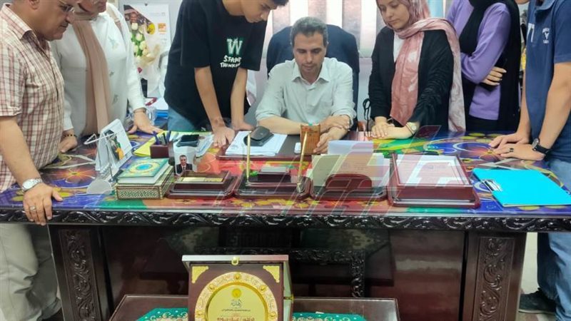 طلاب كفر الشيخ مع