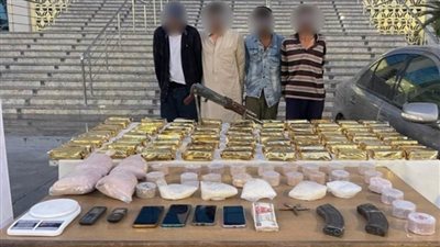 مصرع عنصر جنائي شديد الخطورة وضبط 4 آخرين من تجار المخدرات 