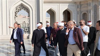 وزير الأوقاف يتفقد مسجد العلي العظيم