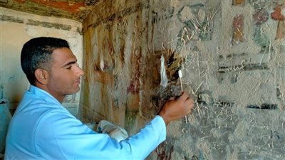  انتهاء أعمال ترميم مقبرة 