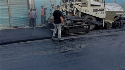  بالصور.. محافظ الغربية: رصف شارع حسن عفيفي بحي ثان طنطا