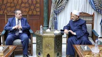 شيخ الأزهر يستقبل رئيس الهيئة القوميَّة لضمان جودة التَّعليم والاعتماد