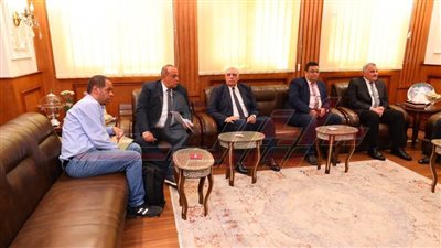 مدير المركز الوطني لتخطيط استخدامات أراضي الدولة يزور كفر الشيخ