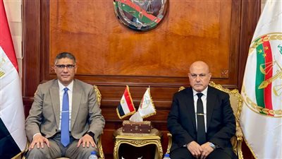 رئيس هيئة النيابة الإدارية يستقبل محافظ الجيزة 
