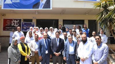 تدشين حملة «100 يوم صحة» بمركز طب الأسرة بالبرامون في الدقهلية 