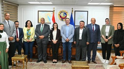 محافظ البحيرة تستقبل وفدًا من وزارة التنمية المحلية وبرنامج الأمم المتحدة للمستوطنات البشرية