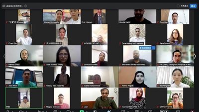 أول مدرسة صيفية أونلاين مع جامعة ووهان لتدريب الطلاب على تقنية فصل الدم