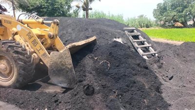 حملة لإزالة مكامير الفحم المخالفة في الدقهلية 