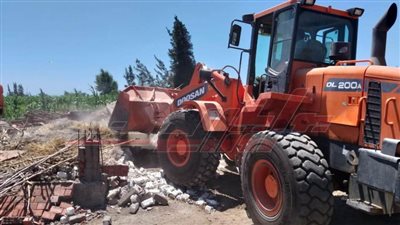 تنفيذ 16 قرار إزالة تعديات على مساحة 850 مترًا بكفر الشيخ