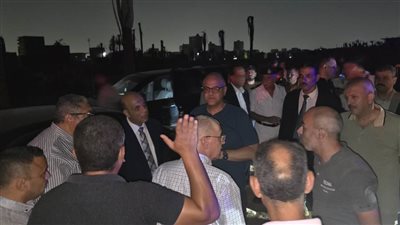 محافظ القليوبية ومدير الأمن يتابعان أعمال السيطرة على حريق الخانكة