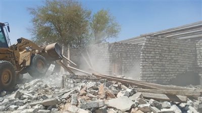 إزالة 19حالة تعد على أراض زراعية وأملاك دولة ومتغيرات مكانية في أسيوط