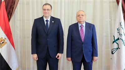 رئيس مجلس الدولة يستقبل رئيس الجهاز المركزي للتنظيم والإدارة لتقديم التهنئة لسيادته