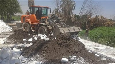 الموجة 26 إزالة 581 حالة تعدٍ على الأراضي الزراعية وأملاك الدولة بالمنيا