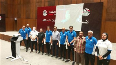 مصطفى عزام يستقبل المحاضر الدولي إيجور لافتتاح معسكر المرحلة الثانية لرخص الـVAR