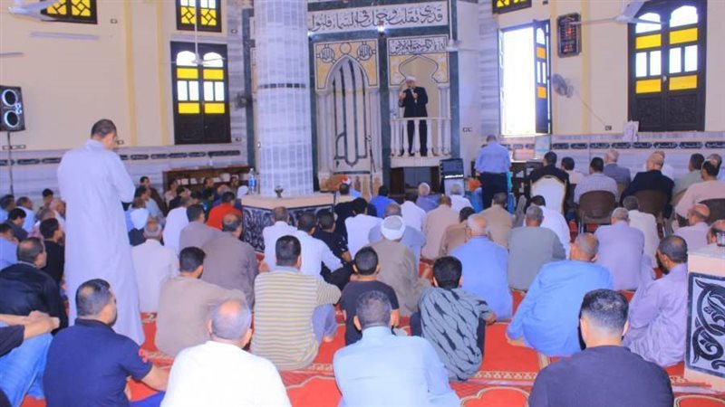 جانب من افتتاح المسجدين