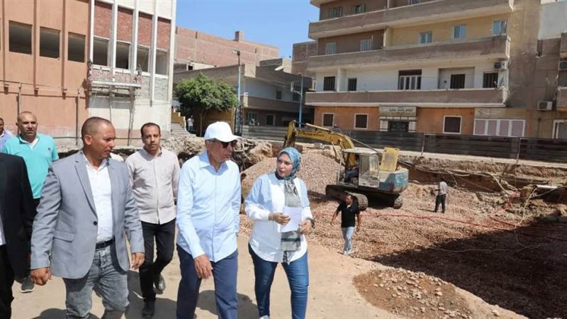 محافظ المنيا يتفقد