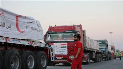 الهلال الأحمر: قافلة المساعدات الثانية لـ