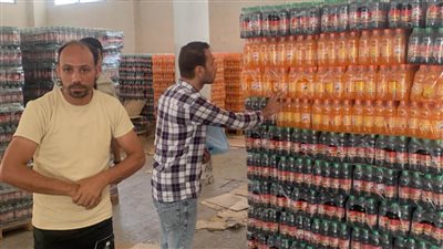 ضبط 12 ألف زجاجة مشروب غازي ومبيدات زراعية خلال حملة بالدقهلية