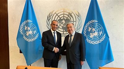 عبدالعاطي يؤكد لغوتيريش رفض مصر أي محاولات للفصل بين الضفة الغربية وغزة 