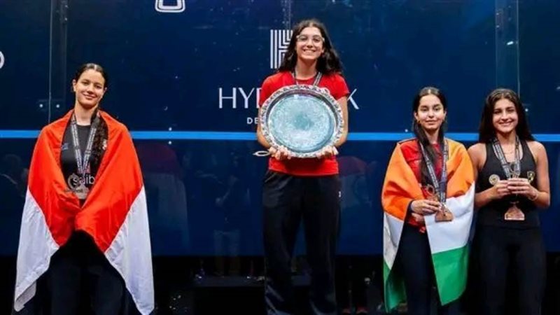 أمينة عرفي بطلة عالم