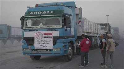 عاجل.. القاهرة الإخبارية: مصر تواصل إغاثة غزة بقوافل 