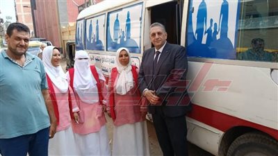 فرق طبية أمام اللجان الانتخابية لتقديم الرعاية الصحية لناخبي كفر الشيخ