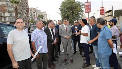 محافظ الجيزة يتفقد موقع أعمال دعم محطة جزيرة الدهب بمصادر تغذية كهربائية إضافية 