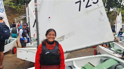 ليلى ضياء تتوج بذهبية البطولة الأفريقية للشراع 