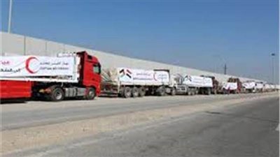 عاجل.. 3 آلاف طن مساعدات لغزة من الهلال الأحمر