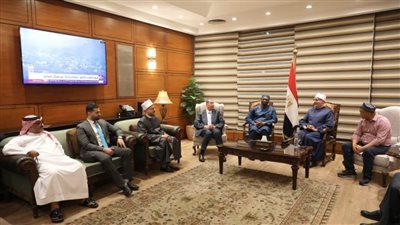 مفتي الجمهورية يلتقي الوزراء وكبار المفتين المشاركين في المؤتمر العالمي العاشر للإفتاء