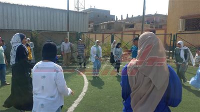 بالصور.. تصفيات تمهيدية لمسابقة اللياقة البدنية للفتاة والمرأة بكفر الشيخ