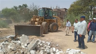 إزالة 31 حالة تعدٍ بمراكز أسيوط خلال حملات لإزالة المخالقات