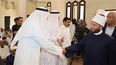 وزير الأوقاف ومحافظ الوادي الجديد يشهدان صلاة الجمعة من مسجد التعمير بشمال سيناء 