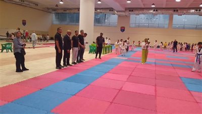 المستشار محمد الدمرداش رئيس نادي الزهور يدعم فرق الجودو والتايكوندو بالتجمع الخامس