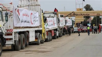 القاهرة الإخبارية: دخول 1450 شاحنة مساعدات إلى غزة منذ 27 يوليو الماضي
