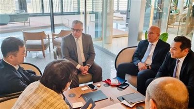 وفد اقتصادية قناة السويس يناقش موعد افتتاح محطة رورو شرق بورسعيد