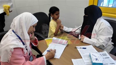 الكشف علي 907 مواطنين بقافلة طبية مجانية بكفر الشيخ