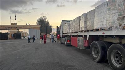 عاجل| بالصور.. قافلة الـ 18 من 