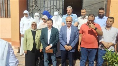 سلامة وصبحي يفتتحان عيادة التأمين الصحي ببلاط لخدمة المواطنين وتخفيف الأعباء عن المرضى