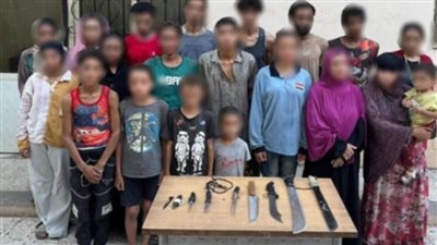 تفاصيل ضبط وكر لاستغلال الأطفال في أعمال التسول بفتحة أسفل كوبري بالجيزة 