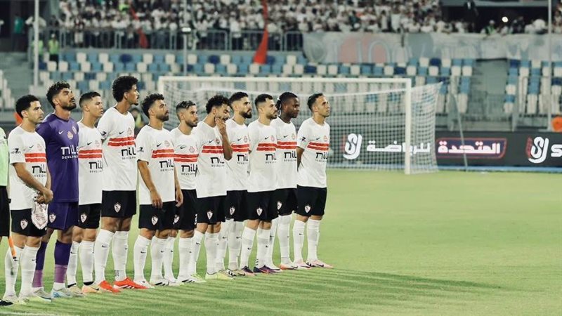 لاعبو الزمالك...