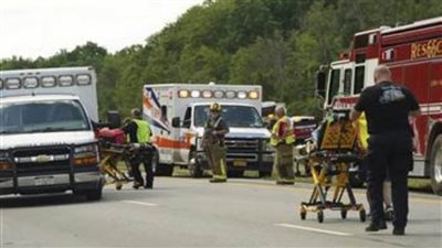 مصرع 5 أشخاص إثر انقلاب حافلة بعد زيارة شلالات 