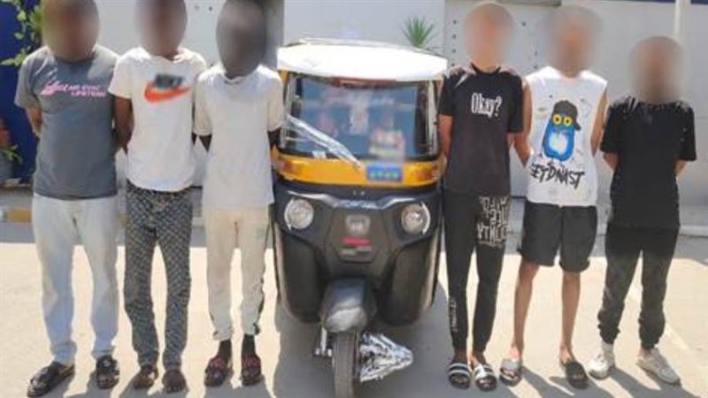 ضبط الأشخاص المتهمين