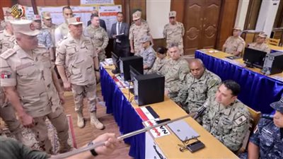 رئيس الأركان يتفقد الاستعدادات النهائية لاستضافة فعاليات التدريب المصري الأمريكي 